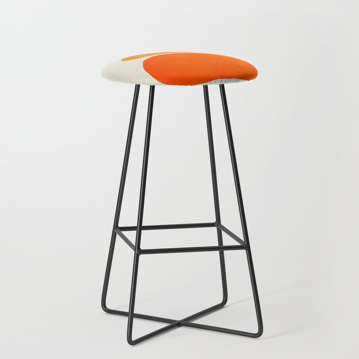 Pebbles: Mid Century Abstraction Stool Gallery Image 1
