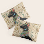 Egyptian Cat - Bastet on papyrus Pillow Sham Gallery Image 3
