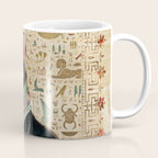 Egyptian Cat - Bastet on papyrus Coffee Mug Gallery Image 1