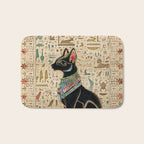 Egyptian Cat - Bastet on papyrus Bath Mat Gallery Image 1