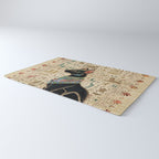 Egyptian Cat - Bastet on papyrus Rug Gallery Image 3