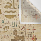 Egyptian Cat - Bastet on papyrus Wall Tapestry Gallery Image 3