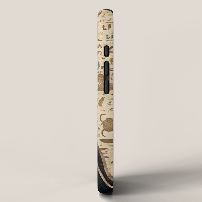 Egyptian Cat - Bastet on papyrus iPhone Case Gallery Image 2