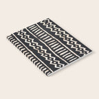 African Vintage Mali Mud Cloth Print Notebook Gallery Image 2