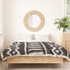 African Vintage Mali Mud Cloth Print Duvet Cover Gallery Image 3
