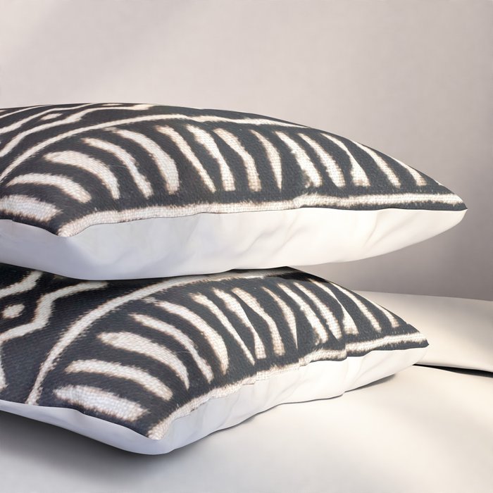 African Vintage Mali Mud Cloth Print Pillow Sham Gallery Image 3