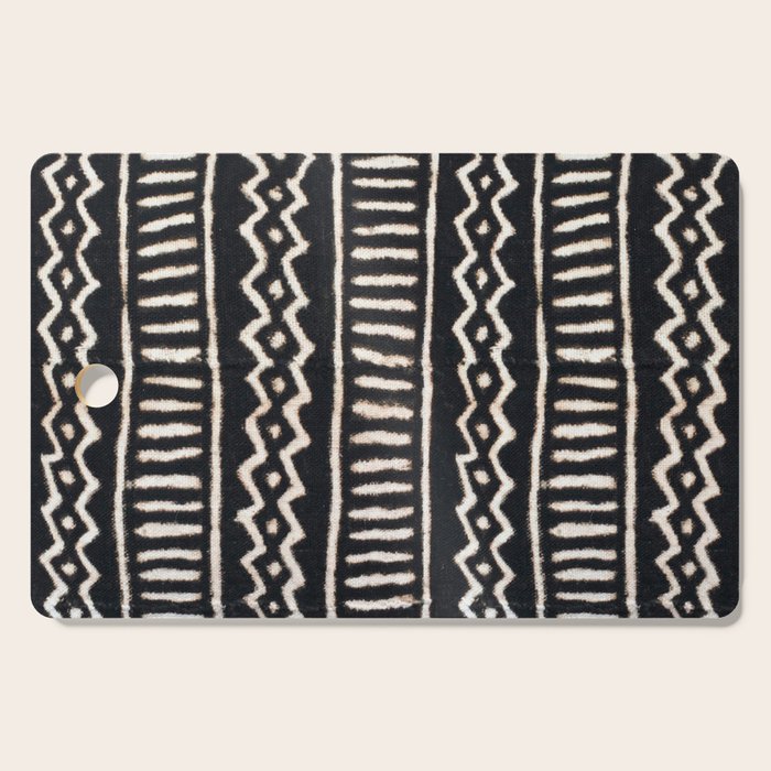 African Vintage Mali Mud Cloth Print Cutting Board Gallery Image 1