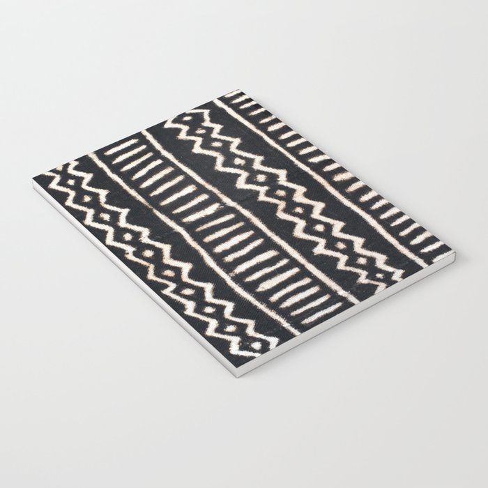 African Vintage Mali Mud Cloth Print Notebook Gallery Image 3