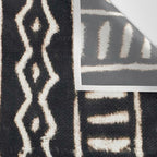 African Vintage Mali Mud Cloth Print Wall Tapestry Gallery Image 3