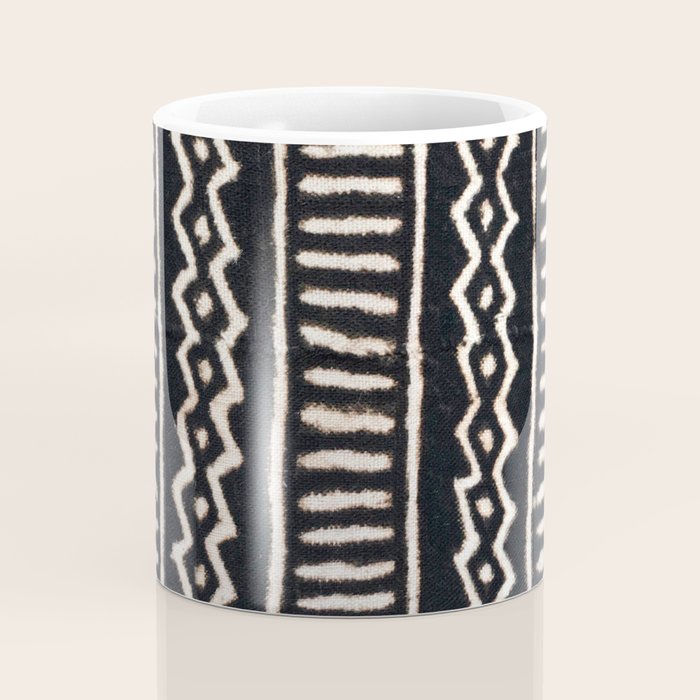 African Vintage Mali Mud Cloth Print Coffee Mug Gallery Image 4
