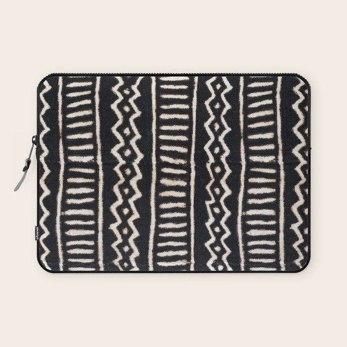 African Vintage Mali Mud Cloth Print Laptop Sleeve Gallery Image 1