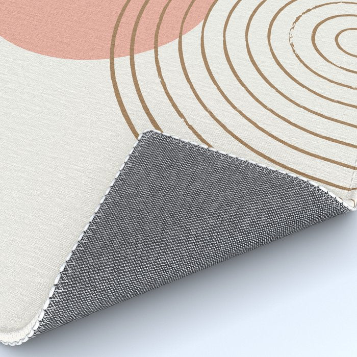 Pink Sun Mid-Century Full Rug Gallery Image 4