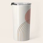 Pink Sun Mid-Century Full Travel Mug Gallery Image 3