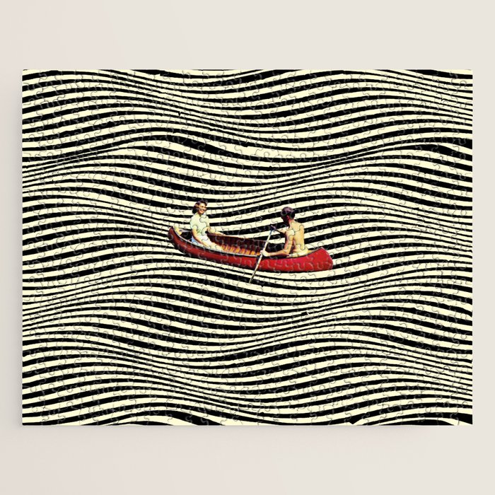 Illusionary Boat Ride Jigsaw Puzzle Gallery Image 1