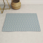 Dragonfly Pattern IX Soft Blue Rug Gallery Image 1