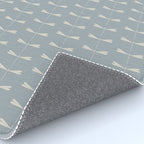 Dragonfly Pattern IX Soft Blue Rug Gallery Image 4