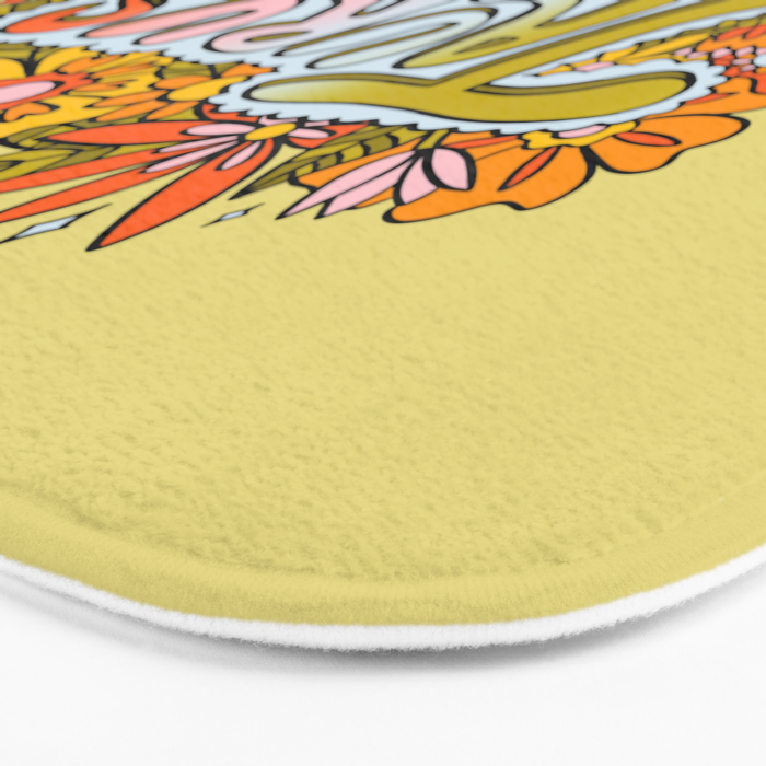 Taurus Flowers Bath Mat Gallery Image 3