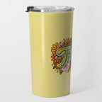 Taurus Flowers Travel Mug Gallery Image 3