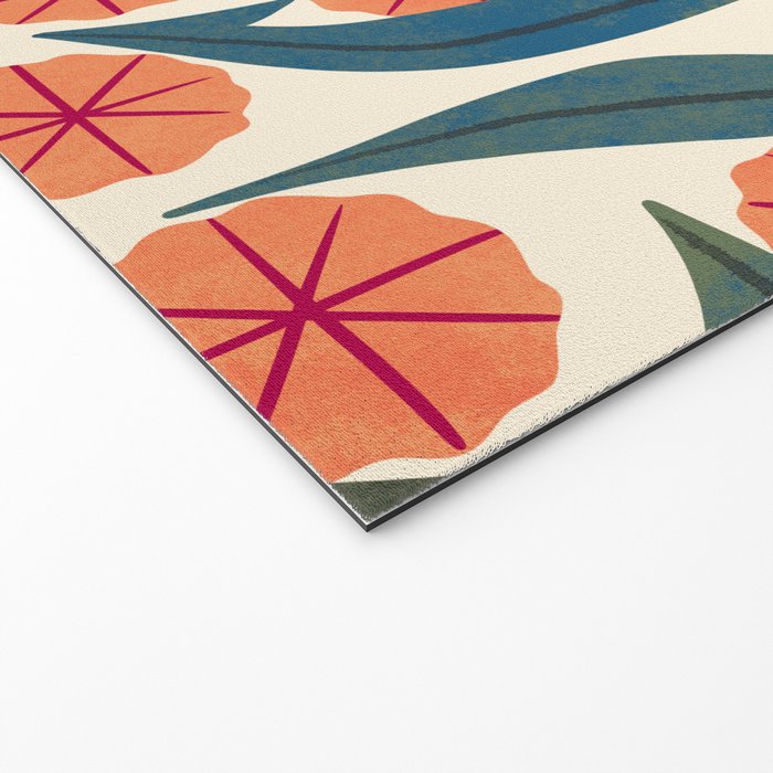 Ruby Floral Welcome Mat Gallery Image 2