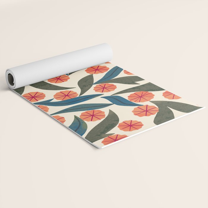 Ruby Floral Yoga Mat Gallery Image 2
