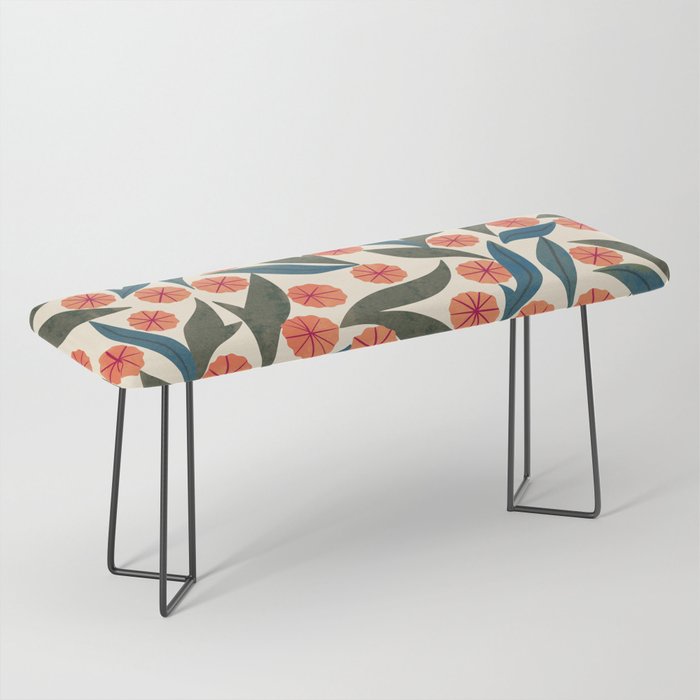 Ruby Floral Bench Gallery Image 1