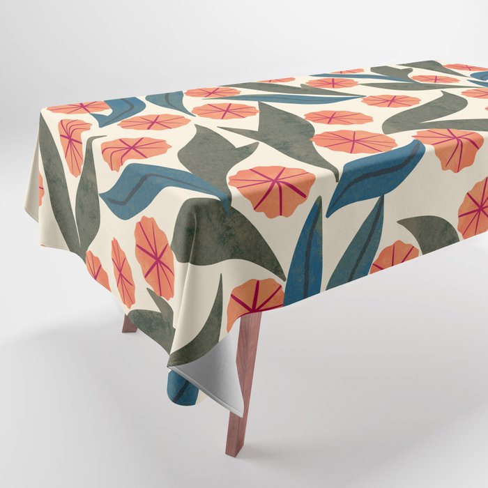 Ruby Floral Tablecloth Gallery Image 1