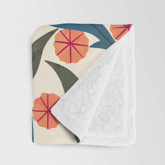 Ruby Floral Throw Blanket Gallery Image 3