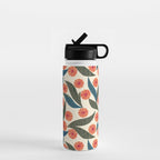Ruby Floral Water Bottle Gallery Image 1