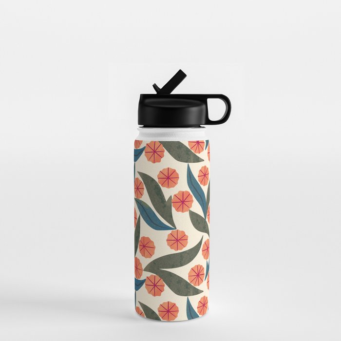 Ruby Floral Water Bottle Gallery Image 1
