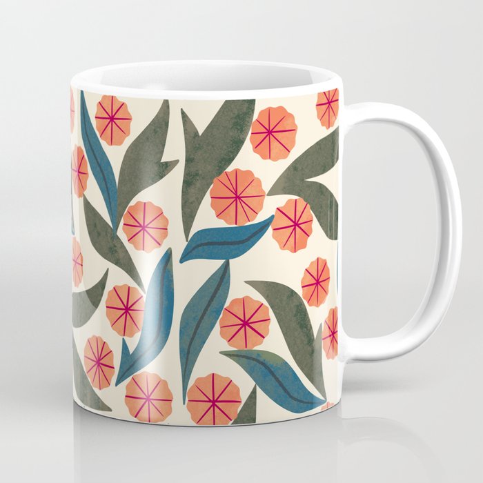Ruby Floral Coffee Mug Gallery Image 1