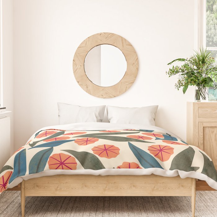 Ruby Floral Duvet Cover Gallery Image 3