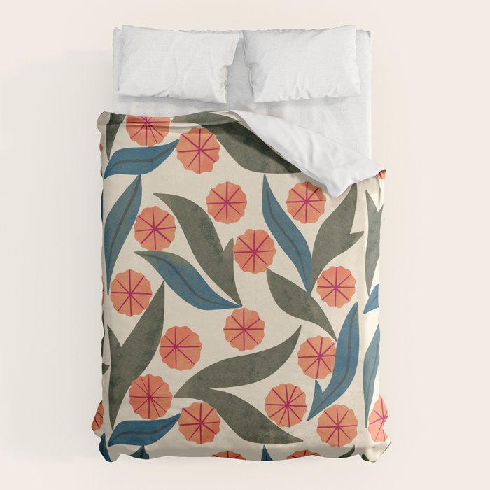 Ruby Floral Duvet Cover Gallery Image 6