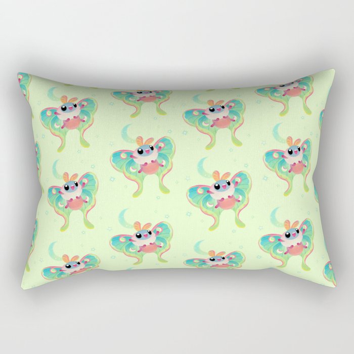 Luna Moth Rectangular Pillow Gallery Image 2