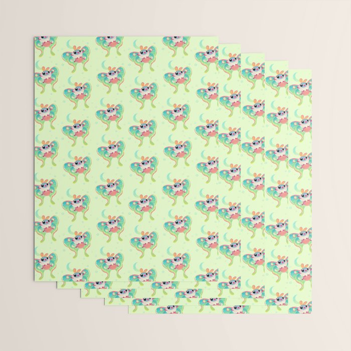 Luna Moth Wrapping Paper Gallery Image 3