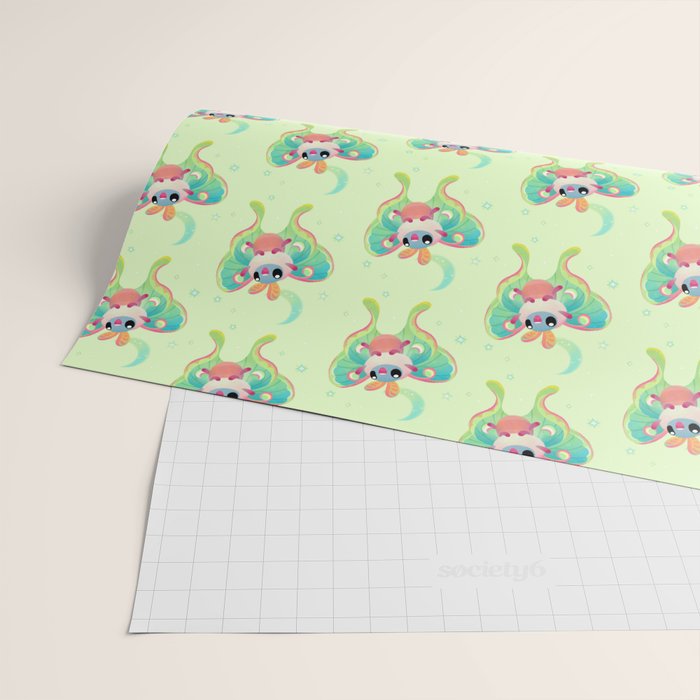 Luna Moth Wrapping Paper Gallery Image 2