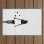 Surf Girl Outdoor Rug Gallery Image 1