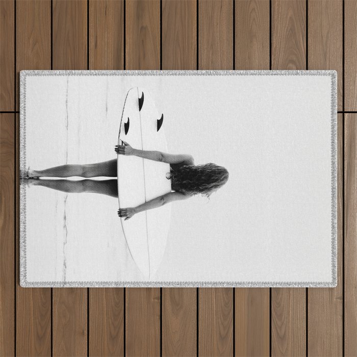 Surf Girl Outdoor Rug Gallery Image 1