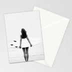 Surf Girl Stationery Card Gallery Image 2
