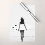 Surf Girl Wrapping Paper Gallery Image 1