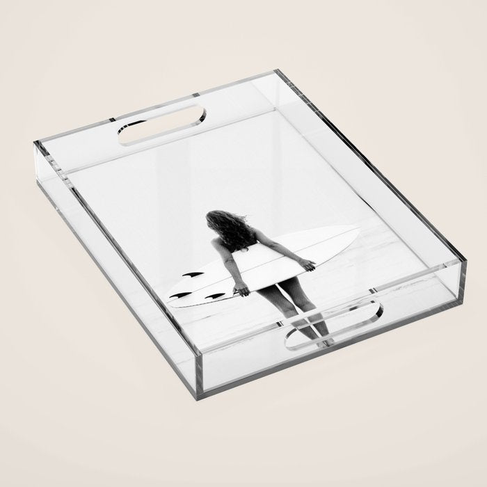 Surf Girl Acrylic Tray Gallery Image 1