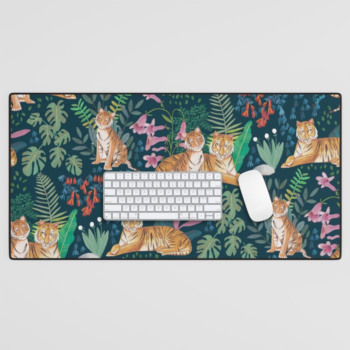 Tiger pattern Desk Mat Gallery Image 1