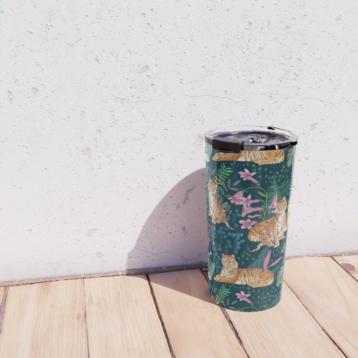 Tiger pattern Travel Mug Gallery Image 4
