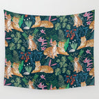 Tiger pattern Wall Tapestry Gallery Image 4
