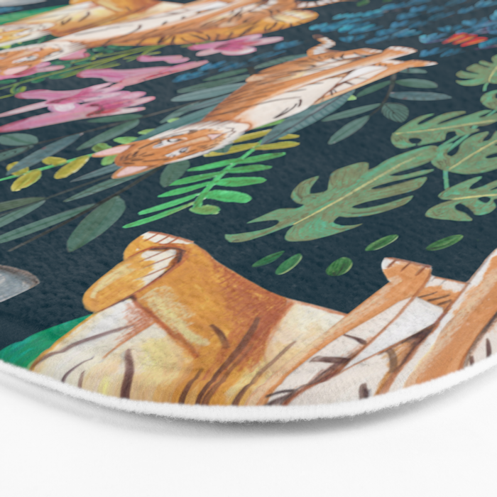 Tiger pattern Bath Mat Gallery Image 3