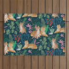 Tiger pattern Outdoor Rug Gallery Image 1