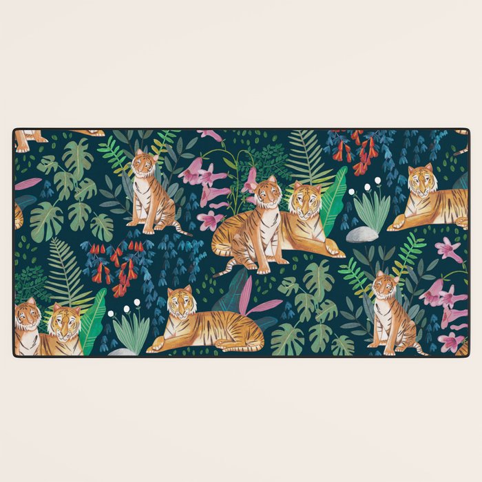 Tiger pattern Desk Mat Gallery Image 3