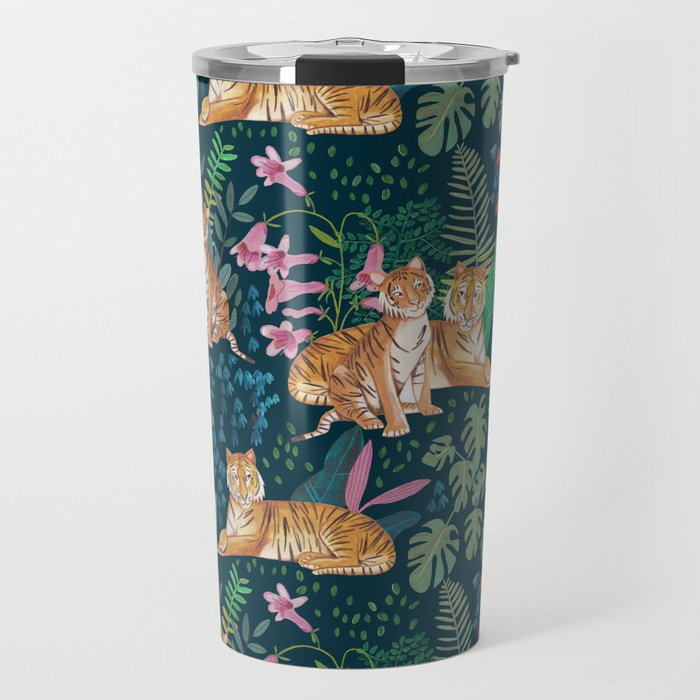 Tiger pattern Travel Mug Gallery Image 1