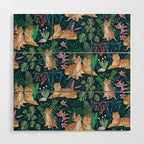Tiger pattern Wood Wall Art Gallery Image 1