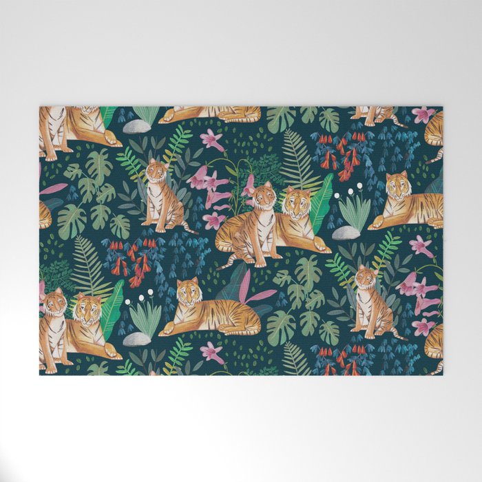 Tiger pattern Welcome Mat Gallery Image 1