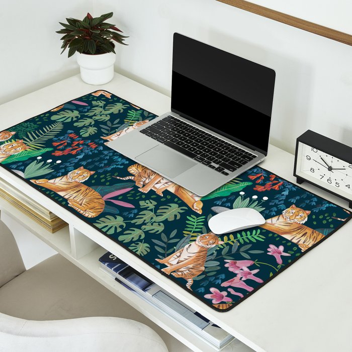 Tiger pattern Desk Mat Gallery Image 2